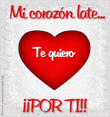 Corazón latiendo de amor dedícale a la persona que amas ... Corazón latiendo de amor dedícale a la persona que amas ...