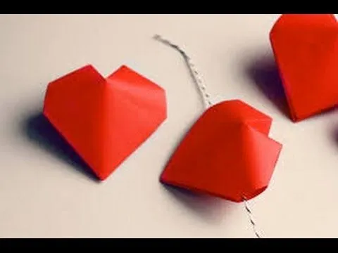 Como hacer un corazon de papel 3D inflado!! - YouTube Como hacer un corazon de papel 3D inflado!! - YouTube