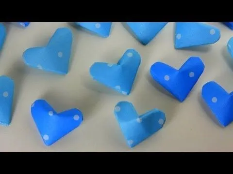 Cómo Hacer un Corazón de Papel - YouTube