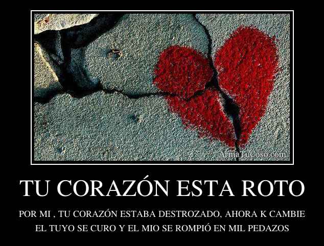 Mi corazon roto - Imagui