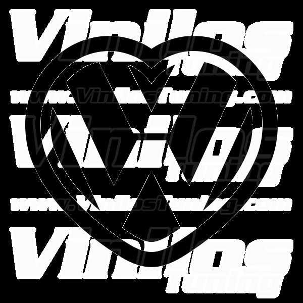 Corazón Volkswagen - VinilosTuning.com