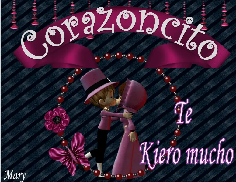 corazoncito te quiero mucho | Gotitas de Amor!