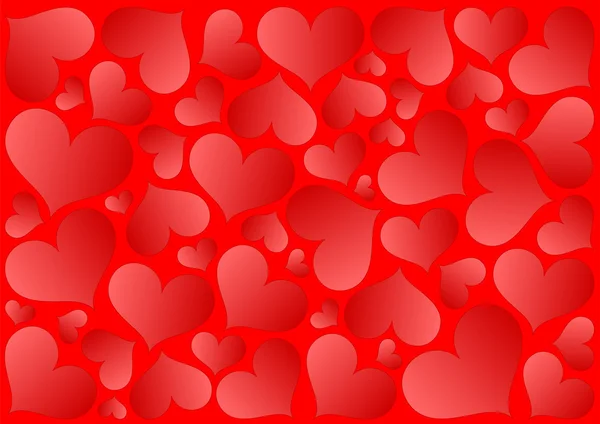 corazones abstractos de fondo — Vector stock © DLeonis #4254674