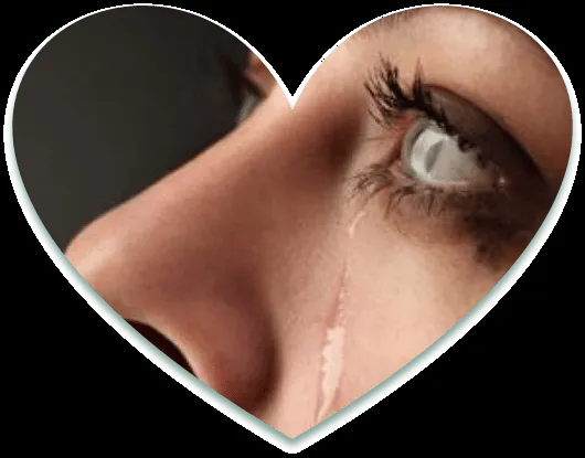 Corazones caras llorando | Poemas y Corazones