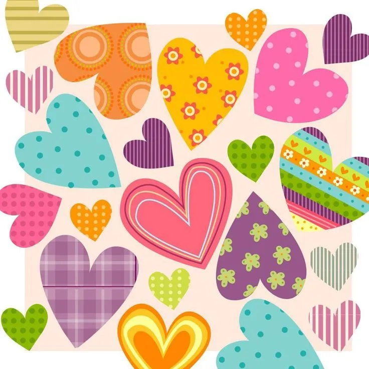 Corazones de colores !! | fondos de pantalla | Pinterest Corazones de colores !! | fondos de pantalla | Pinterest