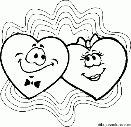 Corazones entrelazados para colorear - IMGTKS.com Corazones entrelazados para colorear - IMGTKS.com