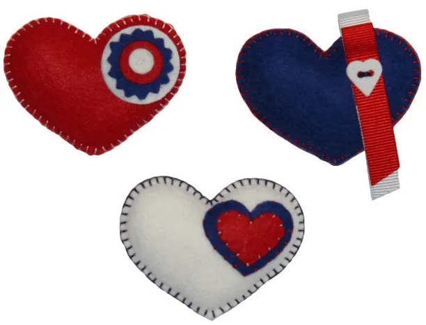 Corazones de fieltro Coracolores - Amor, bodas y regalos de boda Corazones de fieltro Coracolores - Amor, bodas y regalos de boda