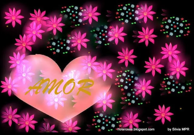 Corazones con frase y movimiento - Imagui