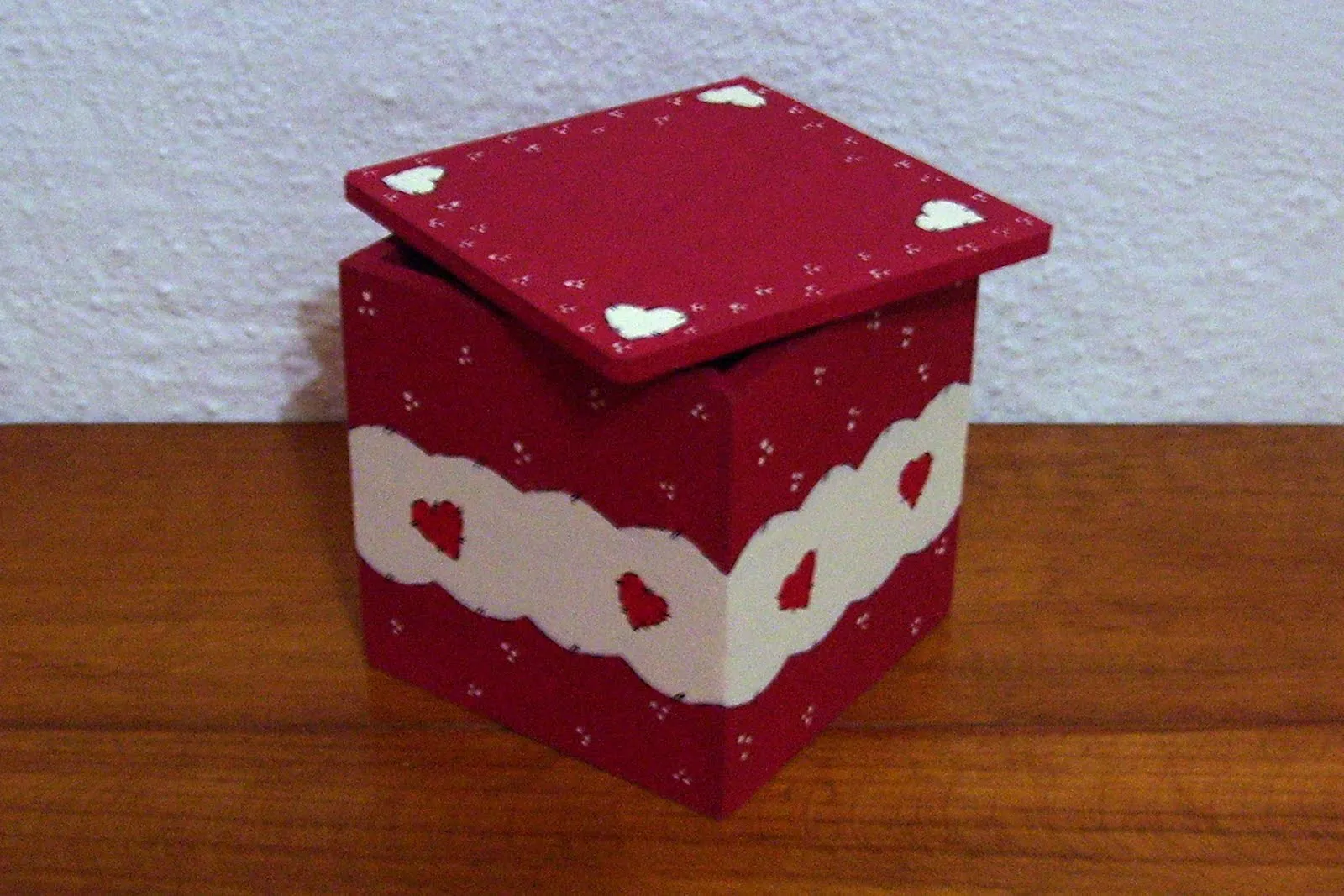 Corazones en madera country - Imagui