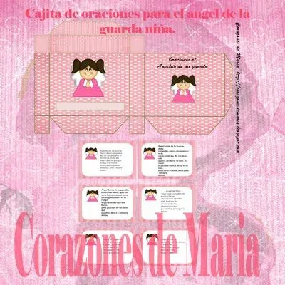 Corazones de Maria: Oraciones angelito de la guarda set imprimible ... Corazones de Maria: Oraciones angelito de la guarda set imprimible ...