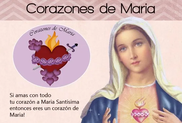 Corazones de Maria: Separador con bella oración para difuntos.