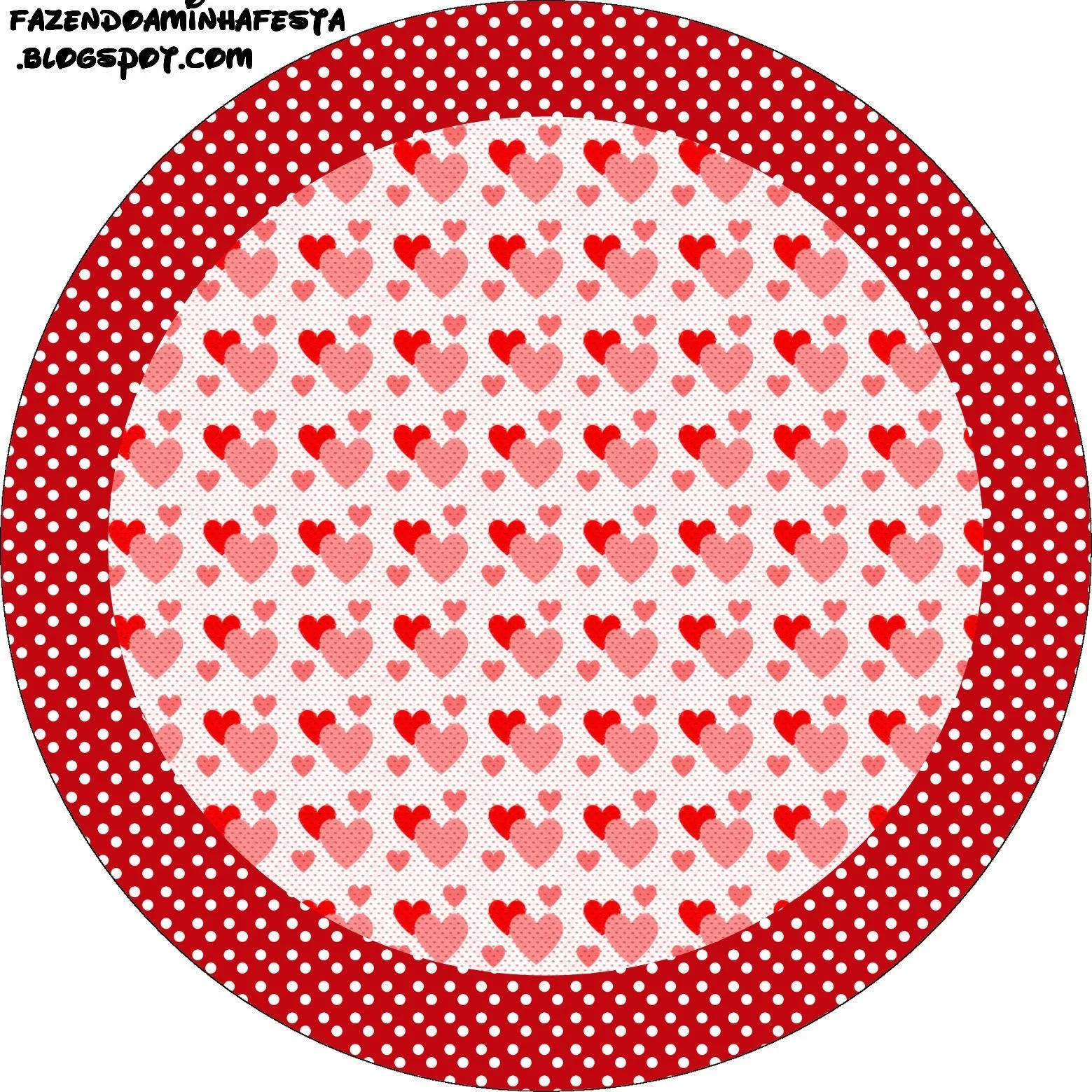 Corazones Rojo y Rosa: Etiquetas para Imprimir Gratis. | Ideas y ...