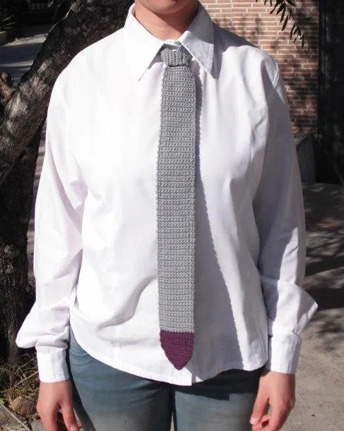 corbata ganchillo | facilisimo.com