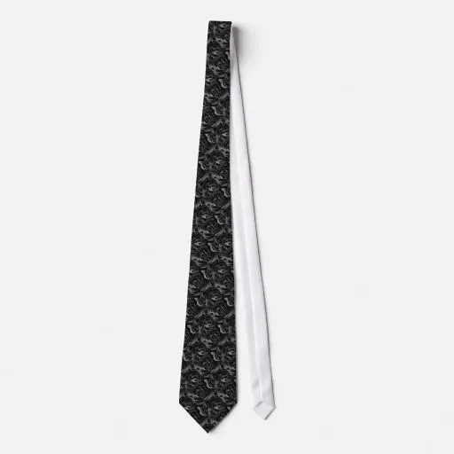 Corbata de luto negra de los rosas | Zazzle