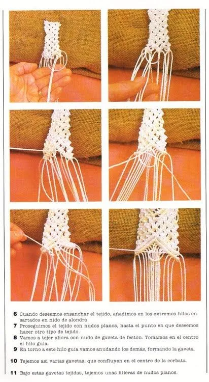 Como hacer una Corbata de Macrame o Nudos <sub> y un Cinturon ...