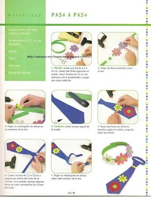 El rincon de la infancia: ♥Bincha y corbata con flores (Día de la ... El rincon de la infancia: ♥Bincha y corbata con flores (Día de la ...