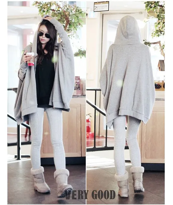 Coreana de mujeres chaqueta de moda de manga larga con capucha ... Coreana de mujeres chaqueta de moda de manga larga con capucha ...