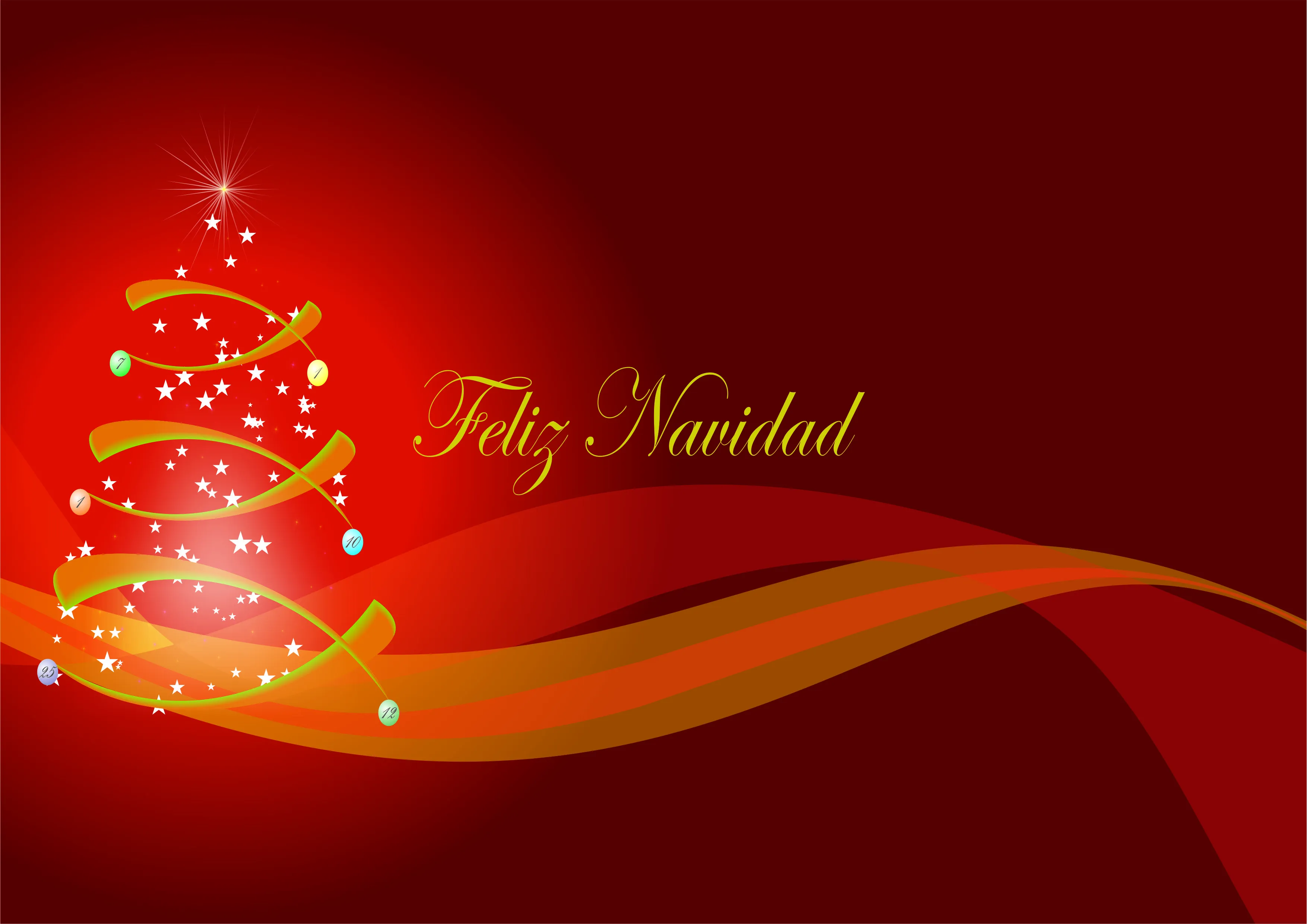 CorelDRAW: Fondo de pantalla Navidad | luigimv