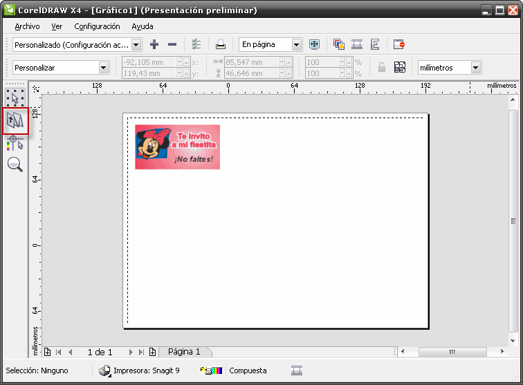 CorelDRAW X5 Impresión