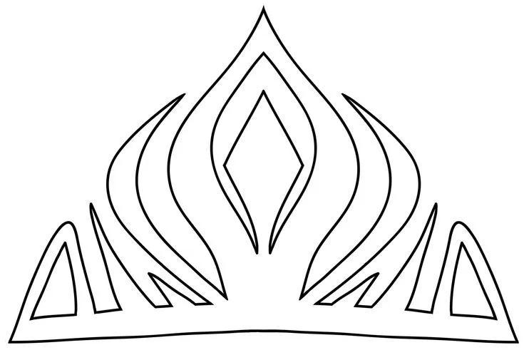 Corona de Elsa, Frozen :: Elsa's crown, Frozen | Party | Pinterest ... Corona de Elsa, Frozen :: Elsa's crown, Frozen | Party | Pinterest ...