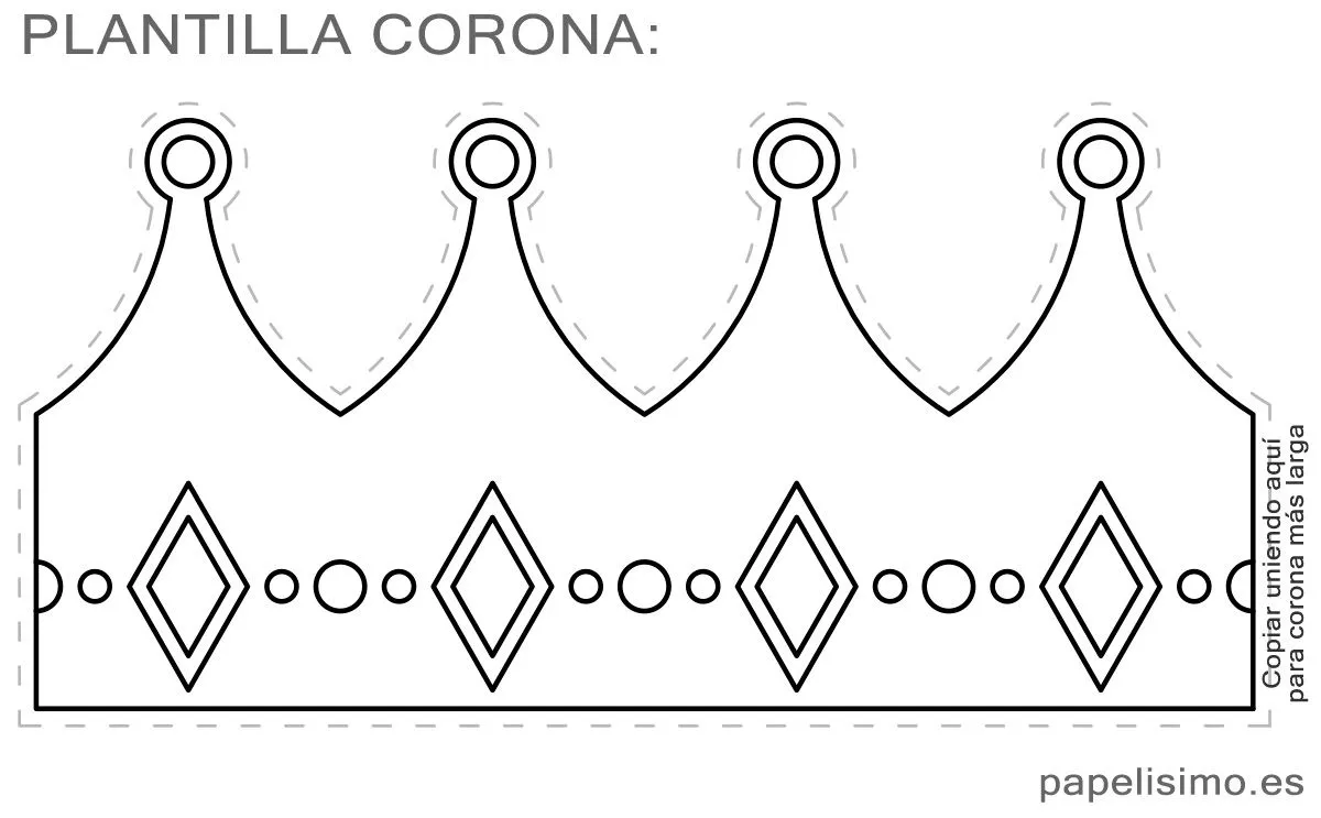 Cómo hacer una corona de goma eva (con plantillas) | Papelisimo Cómo hacer una corona de goma eva (con plantillas) | Papelisimo