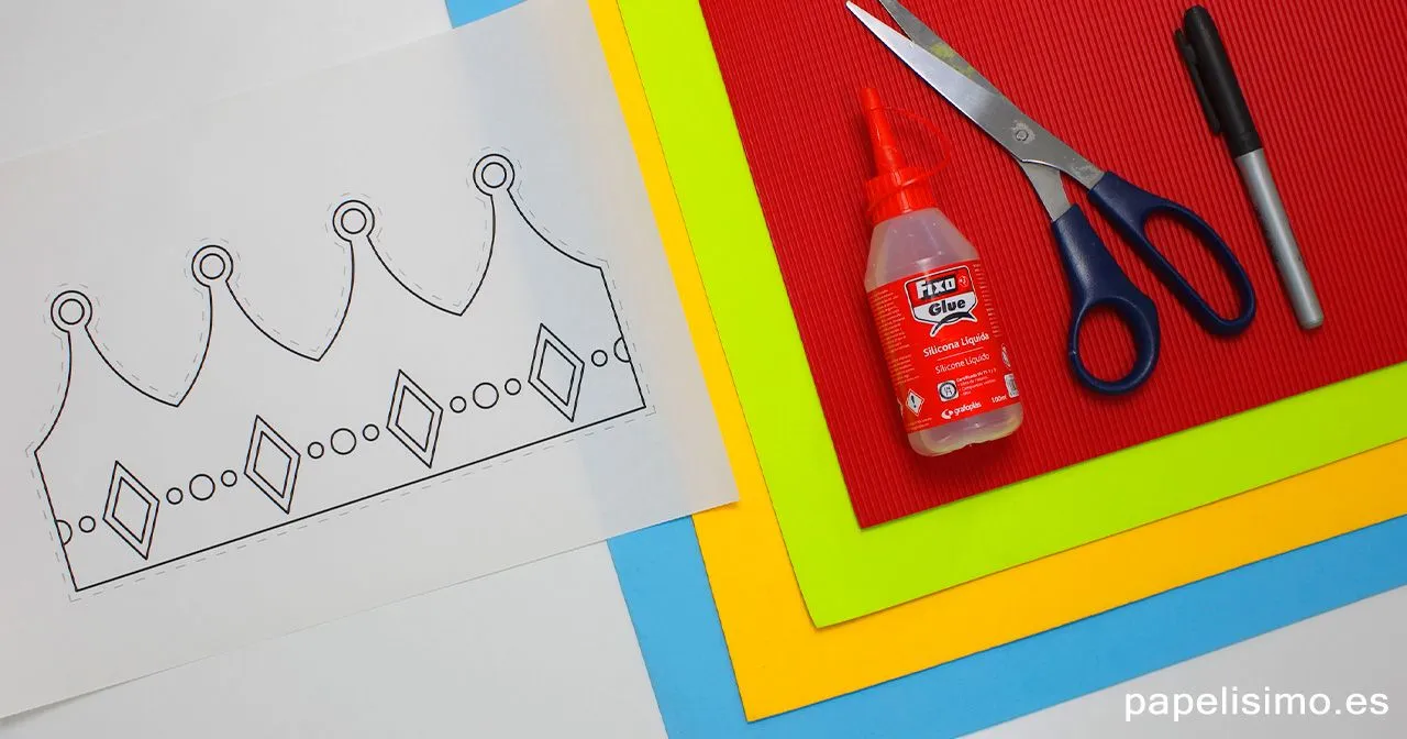Cómo hacer una corona de goma eva (con plantillas) | Papelisimo Cómo hacer una corona de goma eva (con plantillas) | Papelisimo