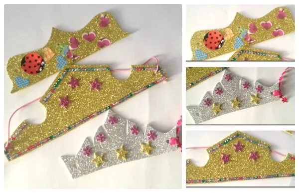 Crafteando: Las coronas de la Princesa Nana | ¿Mi mundo? Los míos