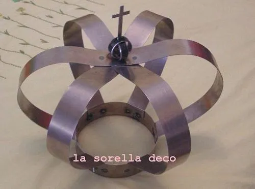 Corona De Hierro Regina Grande - Centro De Mesa / Decoración ... Corona De Hierro Regina Grande - Centro De Mesa / Decoración ...