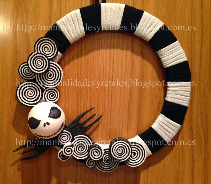 Corona Jack Skeleton para Halloween | Manualidades y reciclado ... Corona Jack Skeleton para Halloween | Manualidades y reciclado ...