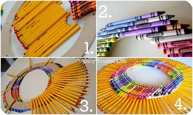 Corona de lápices para el día del maestro - Manualidades Infantiles Corona de lápices para el día del maestro - Manualidades Infantiles