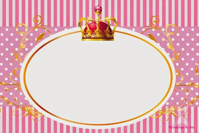 Corona de Reina: Mini kit para Imprimir Gratis. | Oh My Fiesta ... Corona de Reina: Mini kit para Imprimir Gratis. | Oh My Fiesta ...