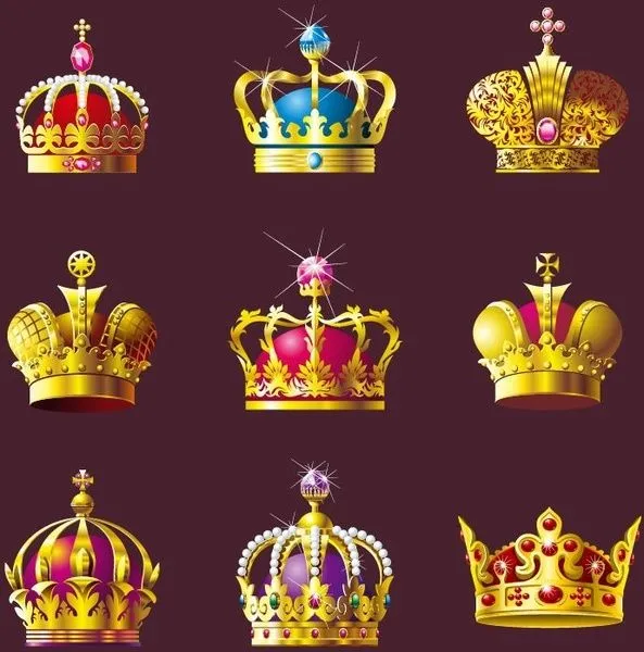 Corona Vector Set Vector misceláneos - vectores gratis para su ... Corona Vector Set Vector misceláneos - vectores gratis para su ...