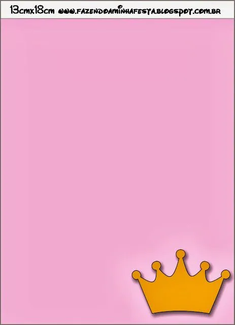 Coronas en Fondo Rosa: Invitaciones para Imprimir Gratis. | Ideas ... Coronas en Fondo Rosa: Invitaciones para Imprimir Gratis. | Ideas ...