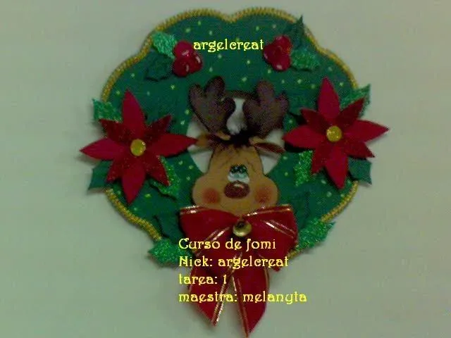 Moldes de coronas navideñas en foami - Imagui Moldes de coronas navideñas en foami - Imagui