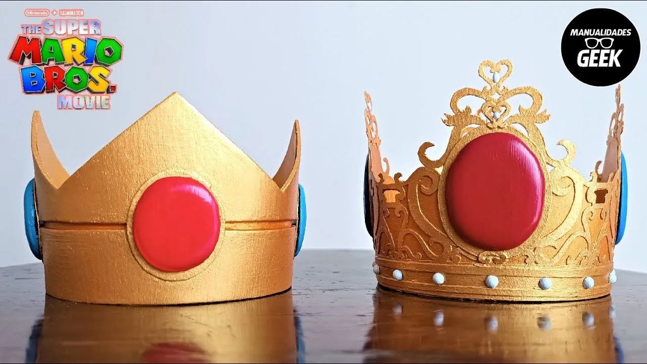 Como hacer 2 Coronas de la Princesa Peach DIY/TUTORIAL/MANUALIDAD The Super Mario Bros Movie/Peaches - YouTube Como hacer 2 Coronas de la Princesa Peach DIY/TUTORIAL/MANUALIDAD The Super Mario Bros Movie/Peaches - YouTube