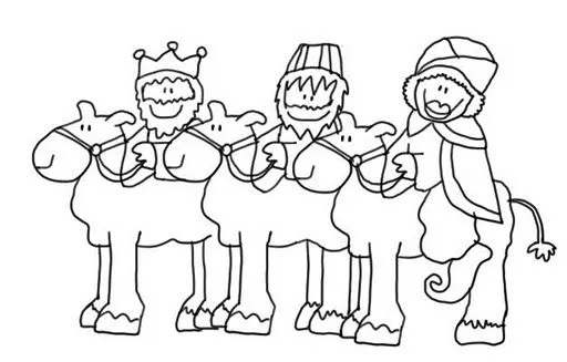coronas de reyes magos Colouring Pages