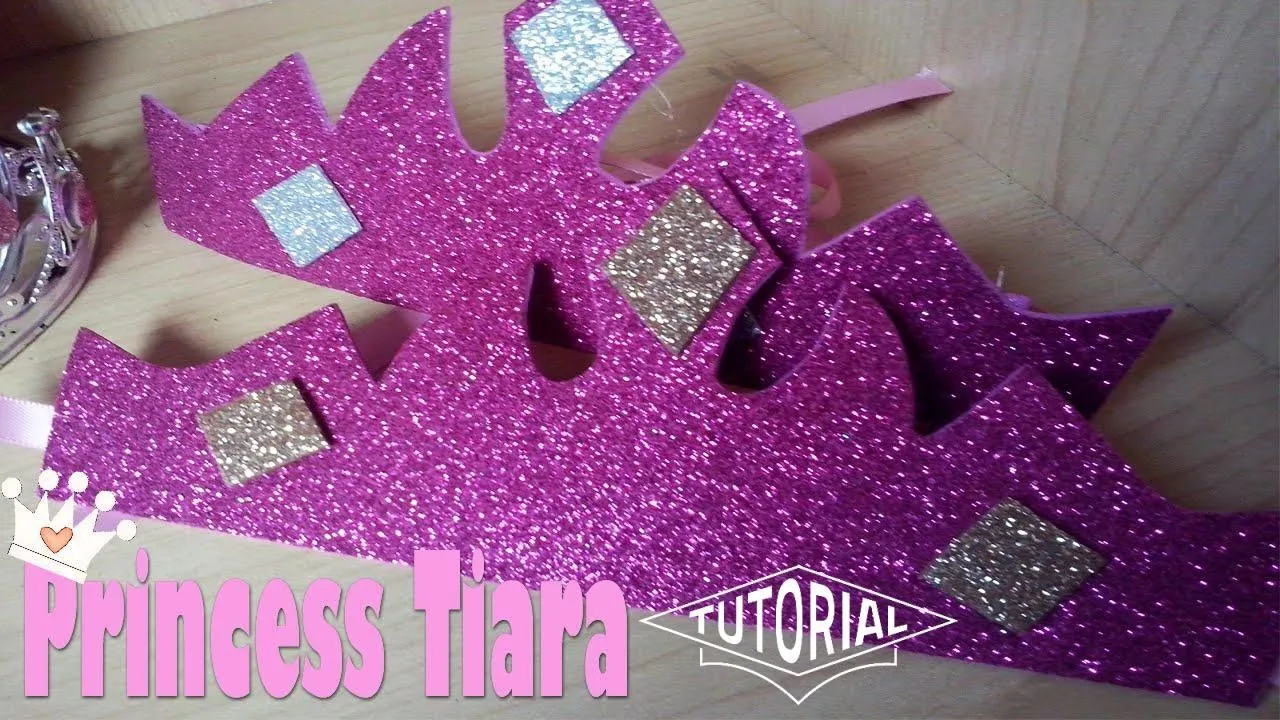 Como hacer coronas o Tiaras en Foami para Fiestas Princesa ... Como hacer coronas o Tiaras en Foami para Fiestas Princesa ...