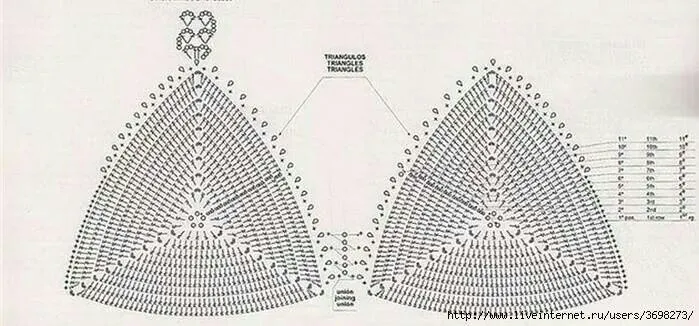 Corpiño | Crochet | Pinterest | Bikinis and Crochet Corpiño | Crochet | Pinterest | Bikinis and Crochet