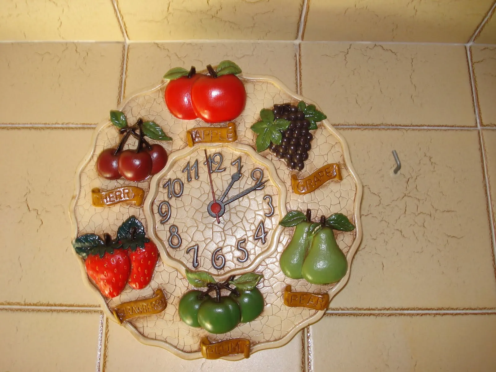 EL CORRALITO DE PIRAEUS: Reloj de cocina frutas EL CORRALITO DE PIRAEUS: Reloj de cocina frutas