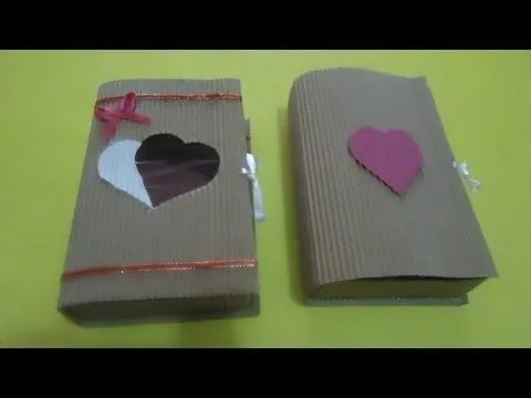Libro de papel corrugado (Caja de regalo) - YouTube Libro de papel corrugado (Caja de regalo) - YouTube