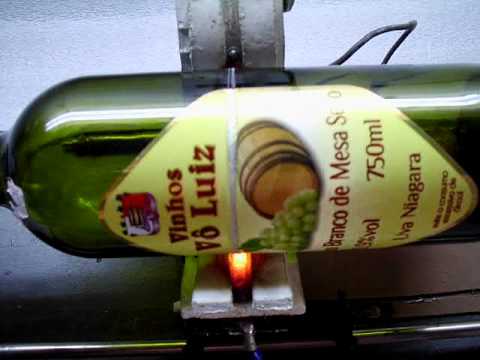 Cortador de garrafas / Bottle Cutter / cortar una botella de ... Cortador de garrafas / Bottle Cutter / cortar una botella de ...