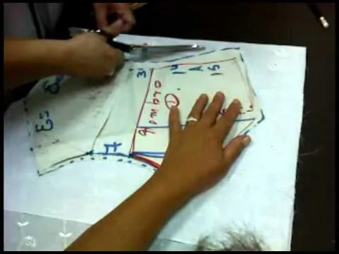 como cortar la blusa tipica niña 4 - YouTube como cortar la blusa tipica niña 4 - YouTube
