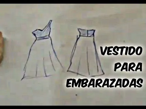 Corte De Vestido Circular Para Embarazada - YouTube