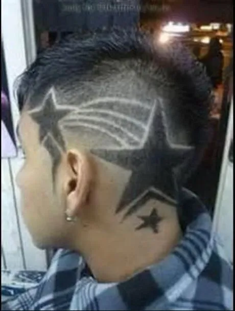 Corte de pelo con figuras - Imagui