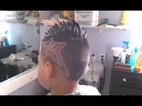 Cortes de pelo con figuras - YouTube