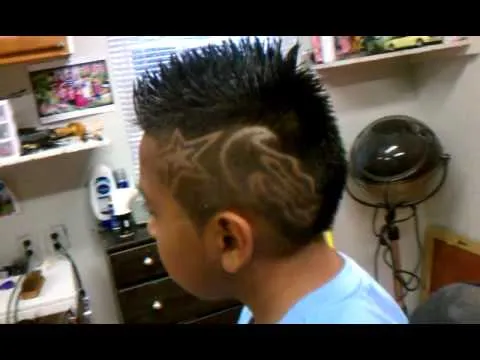 Cortes de pelo con figuras - YouTube