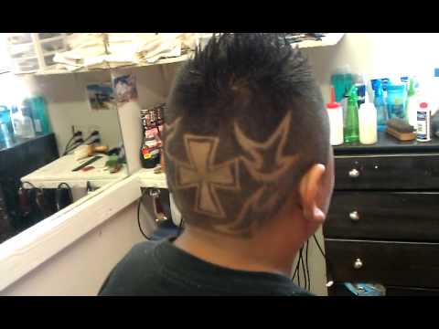 Cortes de pelo con figuras - YouTube