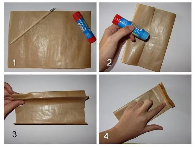 Bolsitas de papel paso a paso - Imagui
