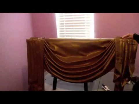 Cómo hacer una cortina drapeada Parte 3/3 - Cómo instalar la ...