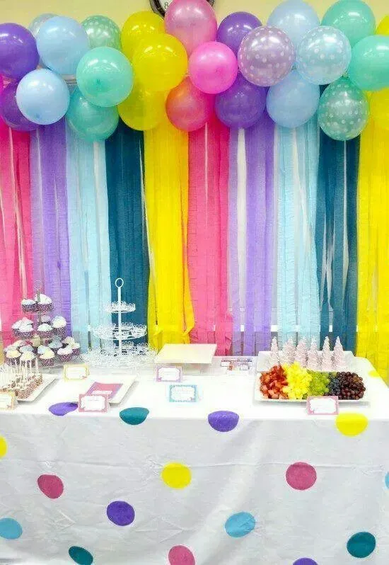 Cortina de globos y papel crepe... | Infantil | Pinterest | Crepes Cortina de globos y papel crepe... | Infantil | Pinterest | Crepes